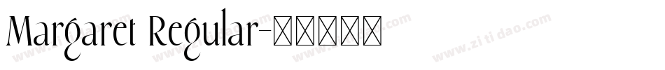 Margaret Regular字体转换